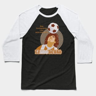 El Pibe de Oro - Diego Maradona Head Juggle Portrait for True Football Aficionados Baseball T-Shirt